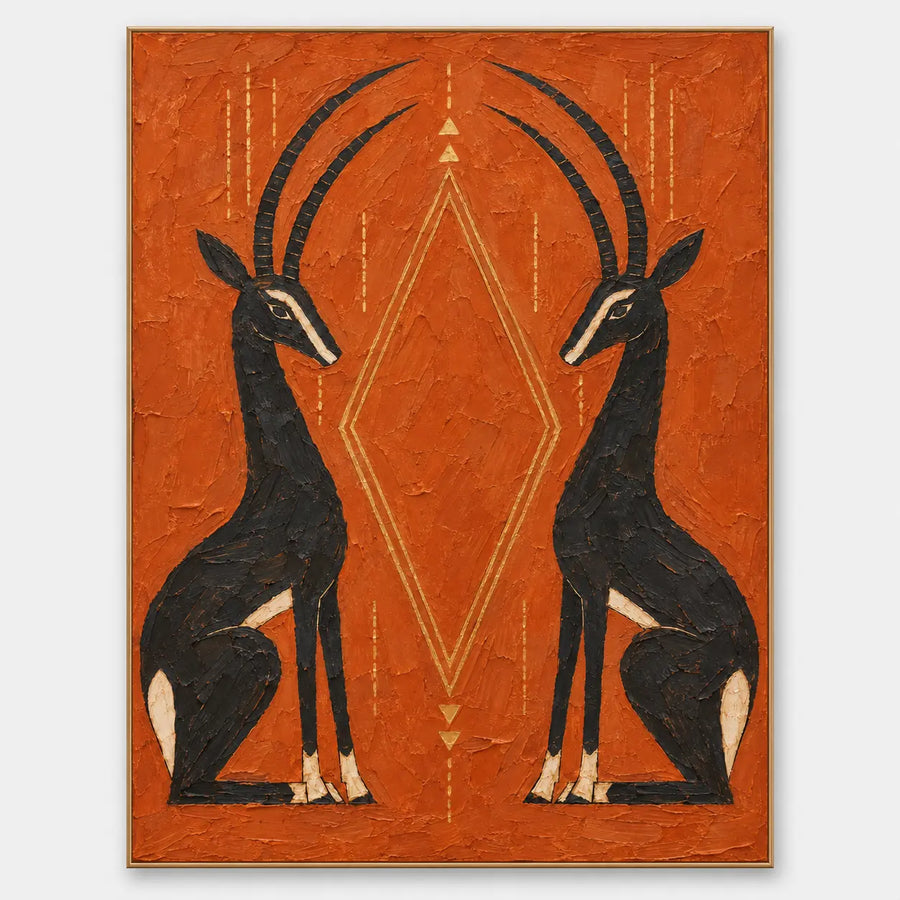 Modern Art | Antelopes in Balance
