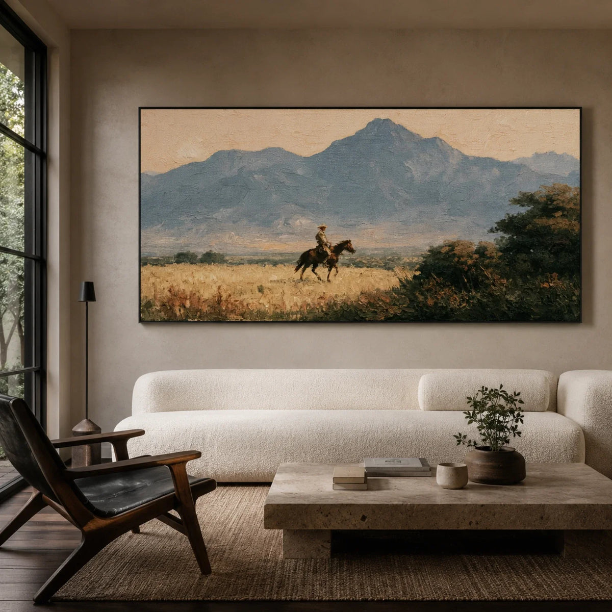 Vintage Americana Art | Peak Horizon Ride