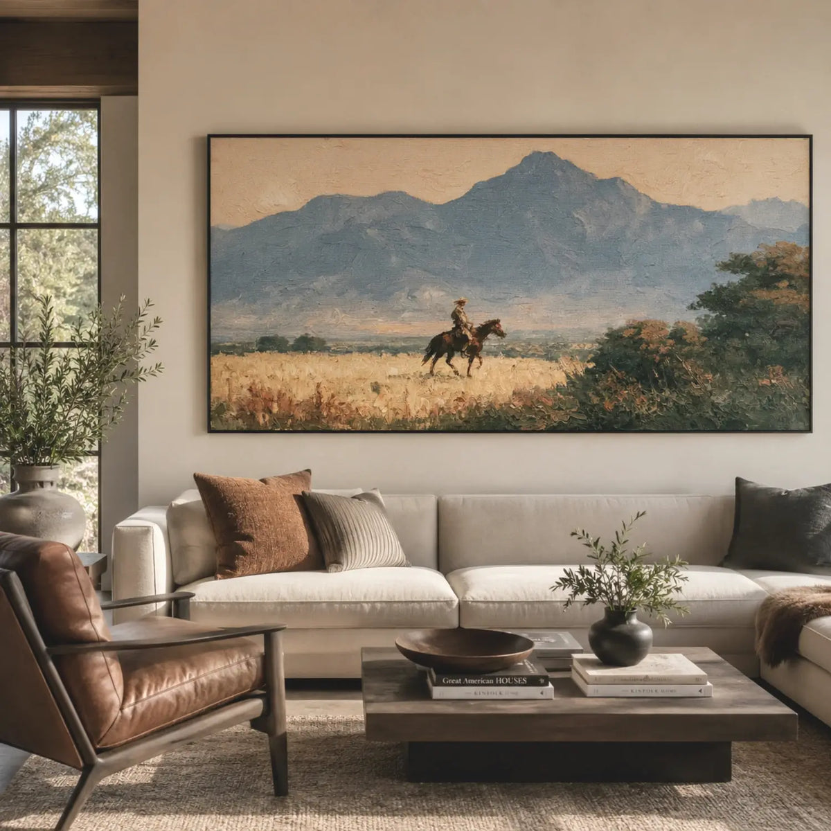 Vintage Americana Art | Peak Horizon Ride