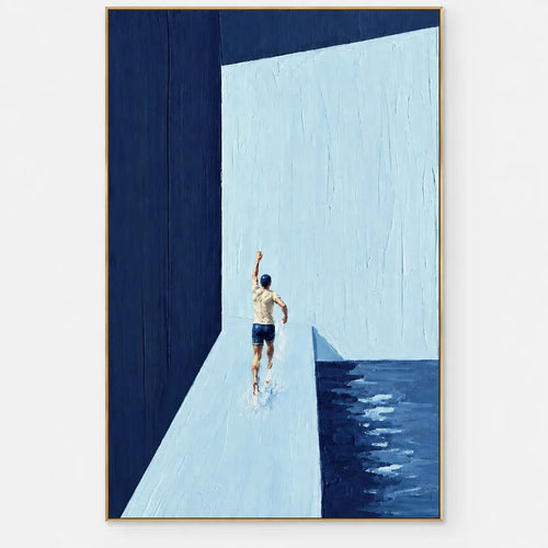 Poolside Art | A Gesture Above the Water