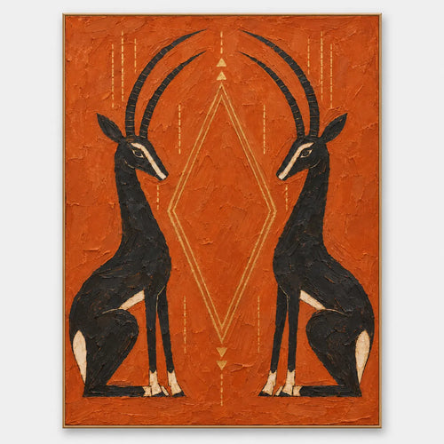 Modern Art | Antelopes in Balance