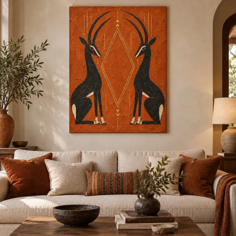 Modern Art | Antelopes in Balance