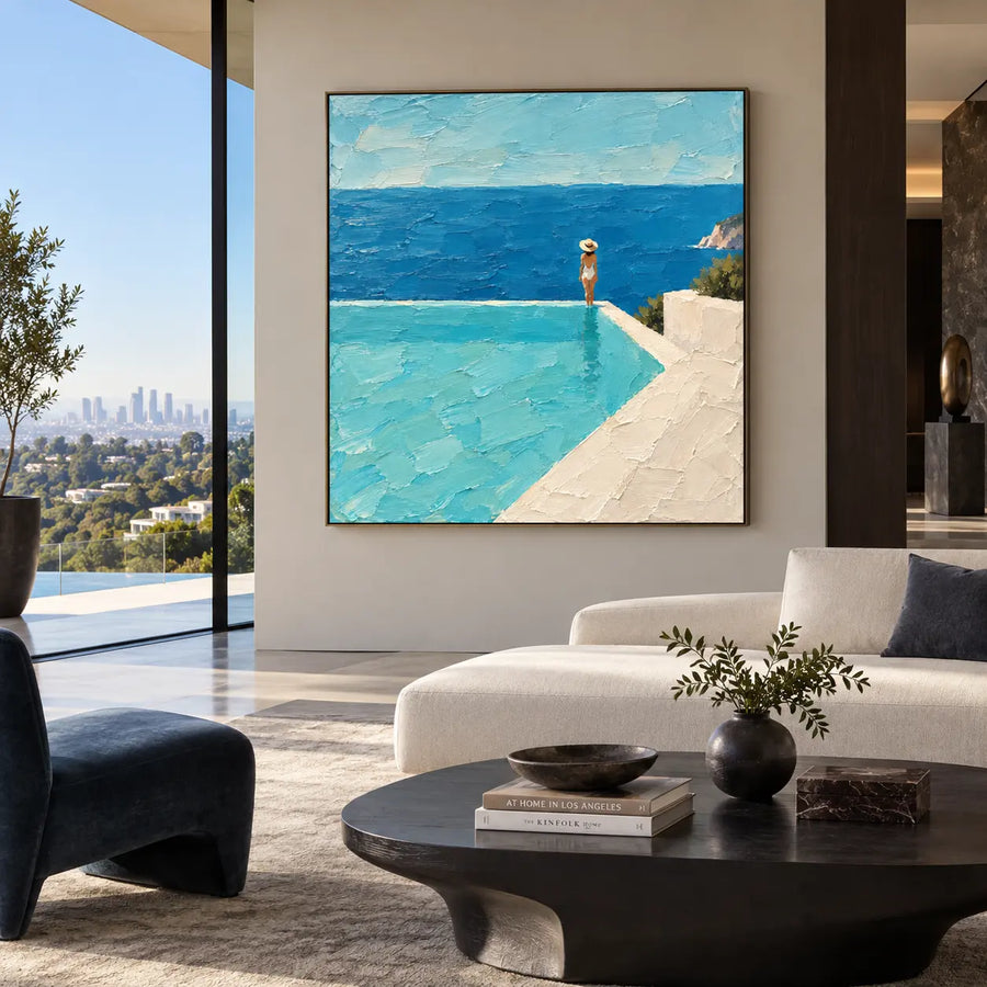 Poolside Art | At the Infinity Corner
