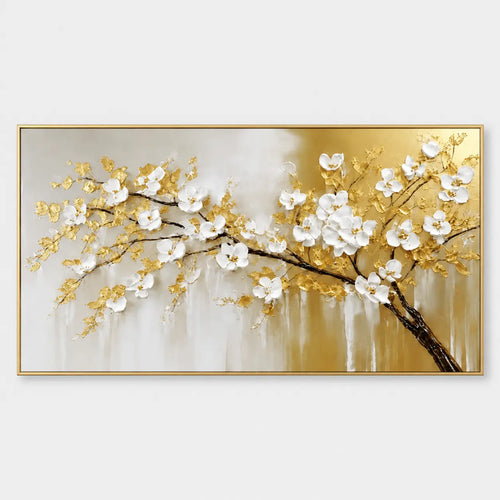 Floral Art | Blossoms on a Golden Bough