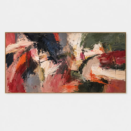 Abstract Art | Crosscurrents of Rust and Ivory