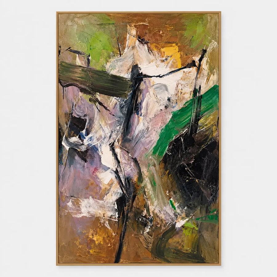 Expressionist Art | Green Through the Pale Ascent