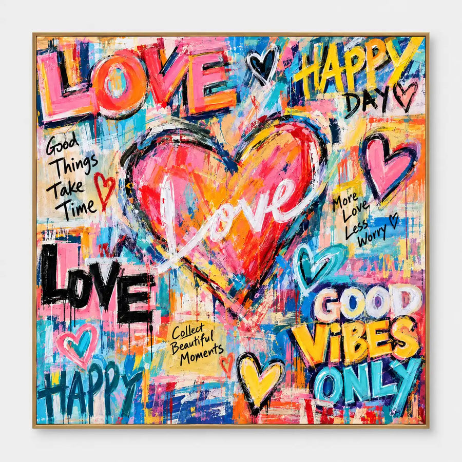Graffiti Art | Love in the Middle of Happy
