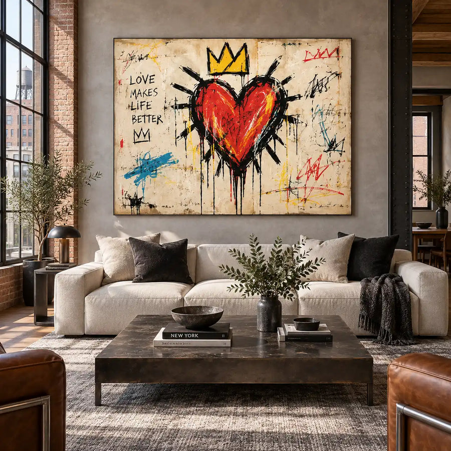 Graffiti Art | Love Makes a Crown