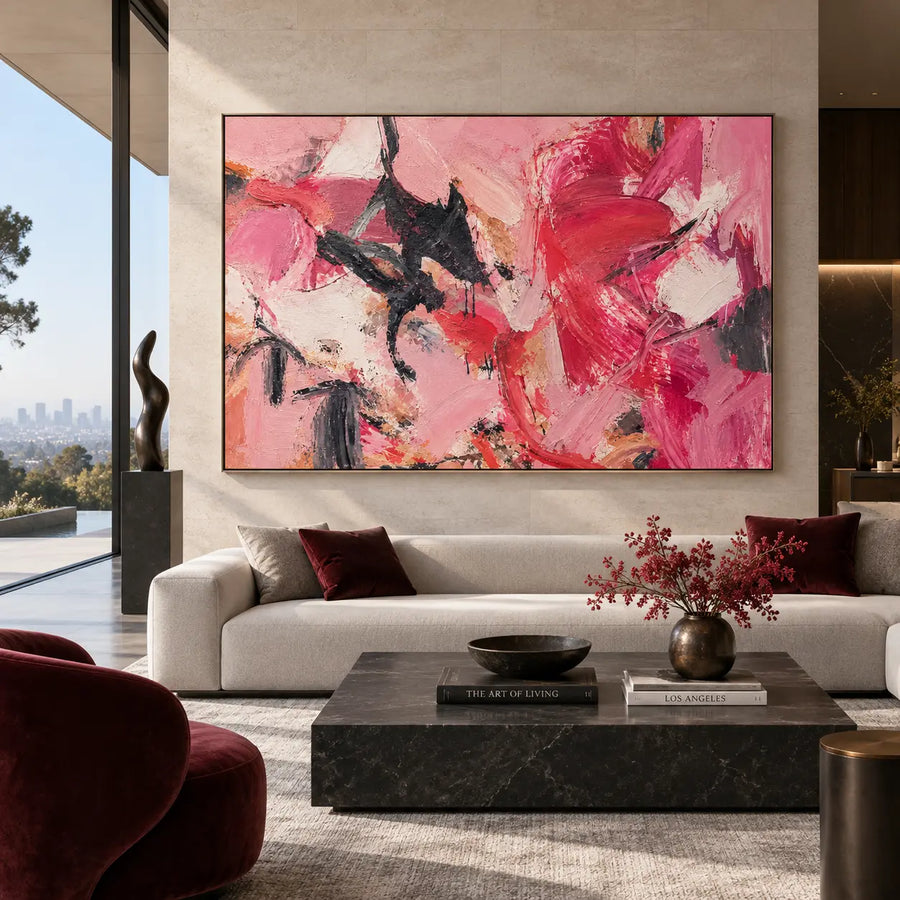 Expressionist Art | Magenta Turning on the Right