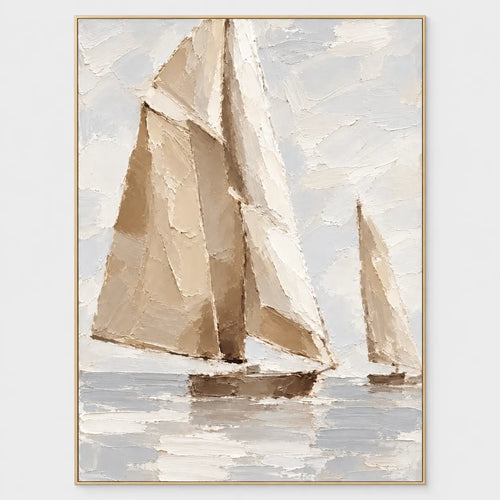 Sailboat Art | Sails in Soft Light