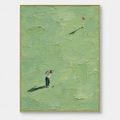 Golf Art | The Flag at a Distance