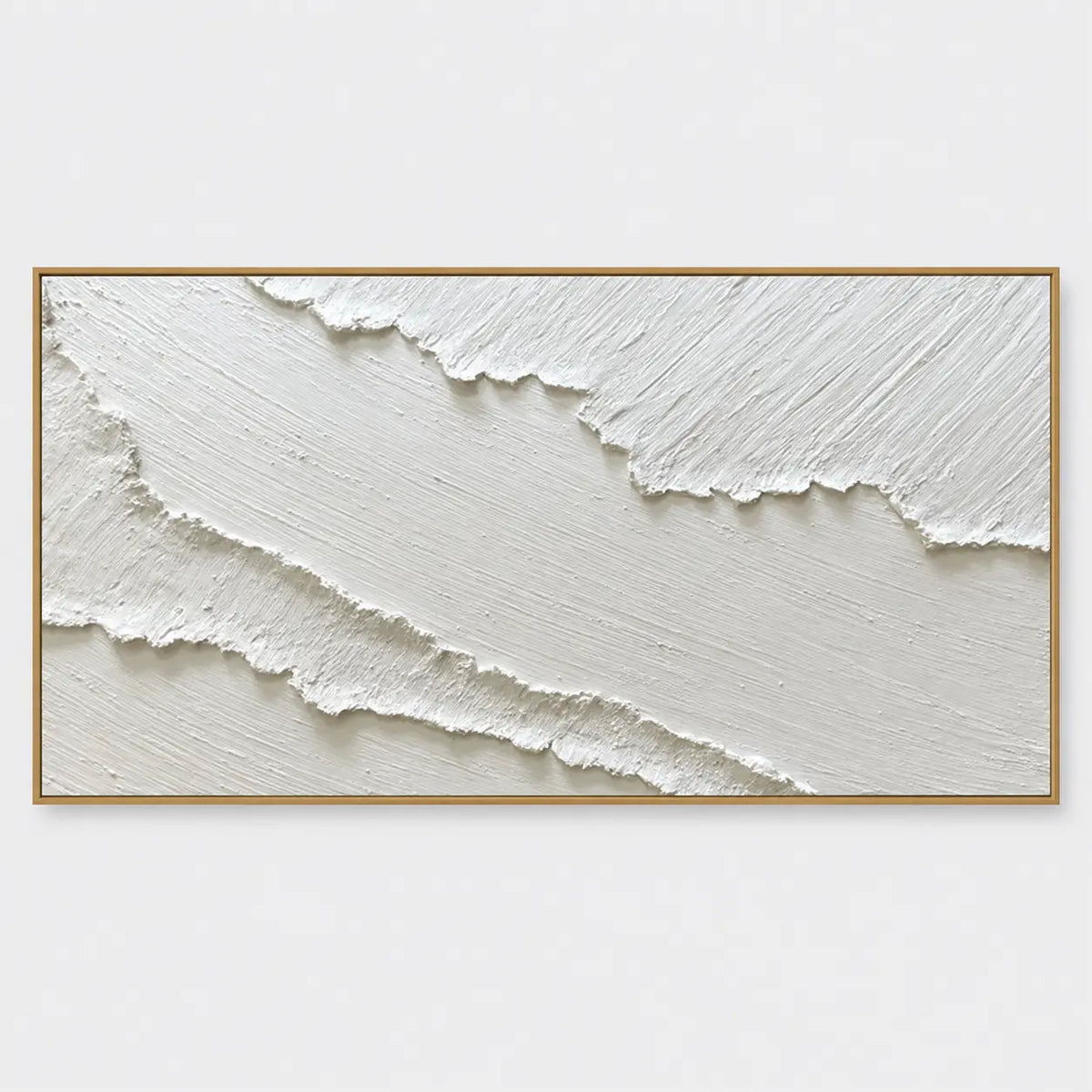 The Pale Divide: A smooth pale diagonal channel separates rough ribbed white edges