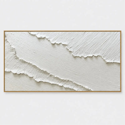 The Pale Divide: A smooth pale diagonal channel separates rough ribbed white edges