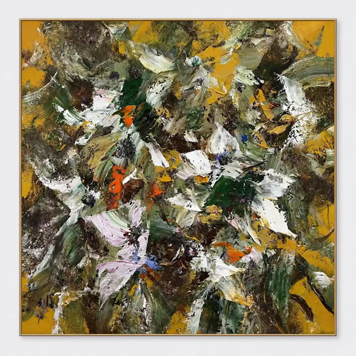 Abstract Art | Under an Ochre Canopy