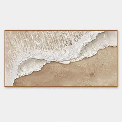 Beach Art | Where Foam Meets Sand
