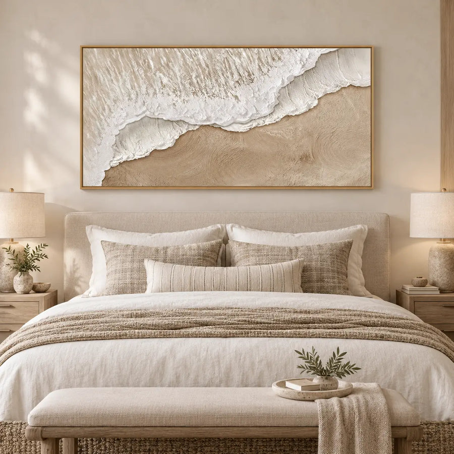 Beach Art | Where Foam Meets Sand