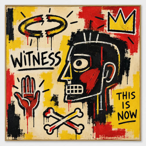 Graffiti Art | Witness Beneath a Broken Halo
