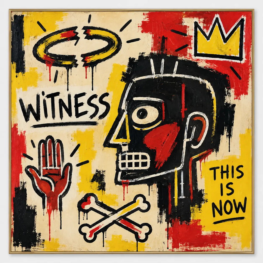 Graffiti Art | Witness Beneath a Broken Halo